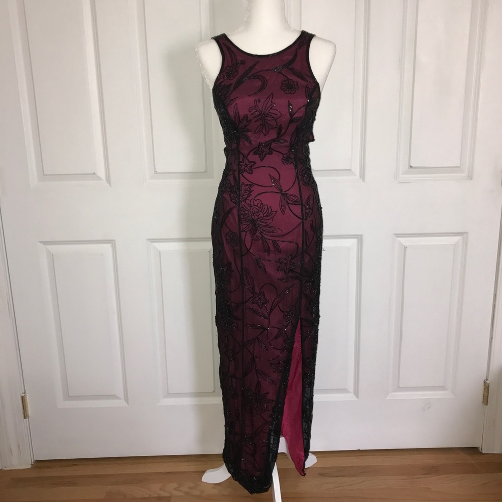 Pink/Black Sequin Dress, size 6 (runs small).